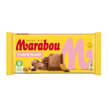 Marabou Frukt & Mandel 200g