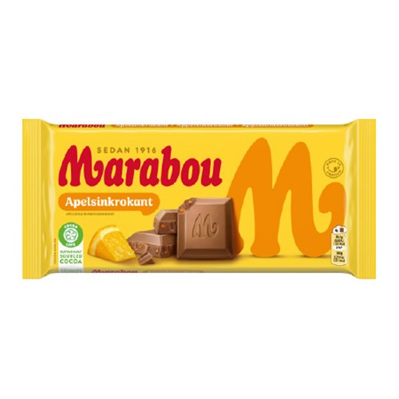 Marabou Apelsinkrokant 200g