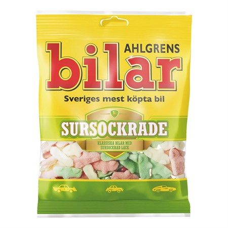 Ahlgrens bilar sursockrade 100g